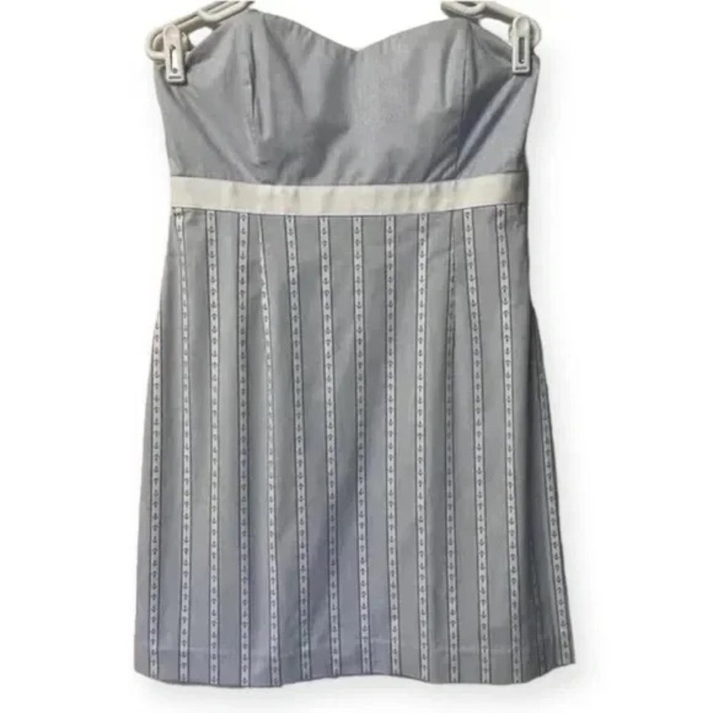 Vineyard Vines Gray Strapless Dress